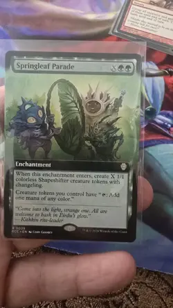 Wizards of the Coast Springleaf Parade Rare Enchantment Green CLB 0039 Regular - Image 1