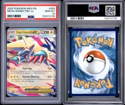 PSA 10 Mega Manectric ex 050/132 Pokemon Card GEM MT - Image 3