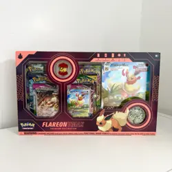 Pokemon TCG: Flareon VMAX Premium Collection Box Factory Sealed - Image 1