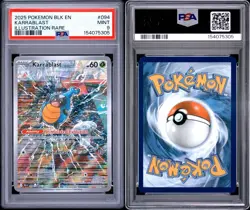 2025 Pokemon Black Bolt Karrablast IR #094 PSA 9 Illustration Rare - Image 3