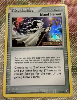 Pokemon - Island Hermit #76/101 - Dragon Frontiers Reverse Holo Stamped - Image 1