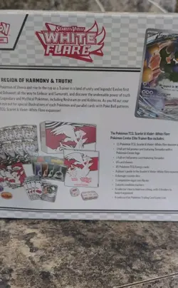 Pokemon TCG Scarlet & Violet White Flare Pokemon Center ETB - Image 3
