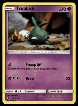 POKEMON TRUBBISH GUARDIANS RISING 50/145 C NM/M Yuka Morii - Image 1