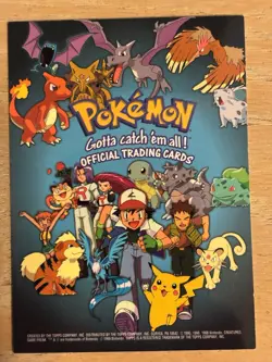 1999 Topps Pokemon Checklist Series - Image 1