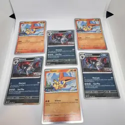 Pokemon STAMPED Victini BLACK BOLT & Zoroark WHITE FLARE Cosmos Holo Lot of 6 - Image 1