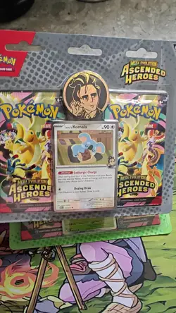 Pokemon TCG: Ascended Heroes 2 Pack Blister Larry's Komala - Brand New & Sealed - Image 2