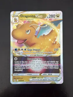 Dragonite VSTAR 050/078, Pokemon GO, Holo Rare, Pokemon TCG, NM - Image 1