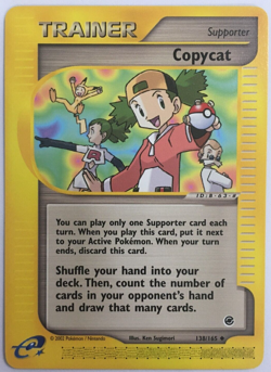 POKEMON COPYCAT 138/165 EXPEDITON BASE SET UNCOMMON TRAINER NEAR MINT - Image 1