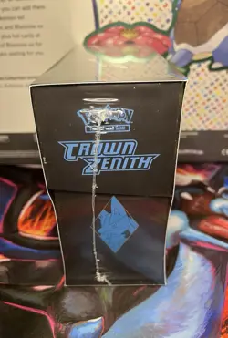 Pokemon Center Crown Zenith ETB Elite Trainer Box Plus New Sealed Small Tear - Image 3