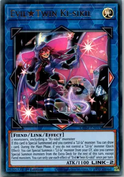 Yugioh Evil Twin Ki-sikil GEIM-EN015 1st Edition Ultra Rare NM - Image 1