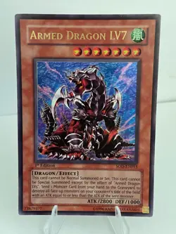 YuGiOh - Armed Dragon Lv7 - SOD-EN015 - Ultra Rare - 1st Edition - MP - Image 1