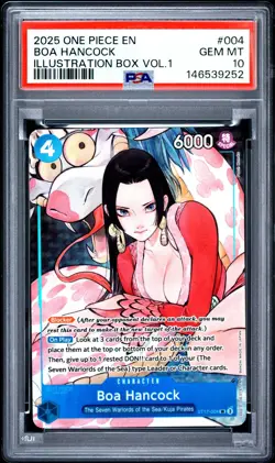 Boa Hancock 004 PSA 10 Illustration Box Vol.1 One Piece Promos One Piece - Image 1