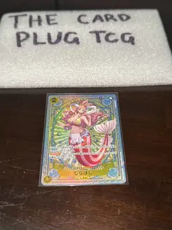 Shirahoshi SP Alt Art Japanese One Piece EB01-057 SR A Fist of Divine Speed - Image 1