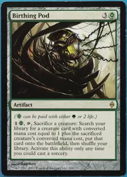 Birthing Pod New Phyrexia VHP/DAMAGED Artifact Rare CARD (518738) ABUGames - Image 1
