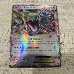 Rayquaza EX XY69 XY Promo Holo Pokemon TCG Card 170 HP Basic 6+ English - Image 1