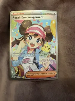 Rosa's Encouragement SIR Perfect Order 123/088, NM Pokemon Card - Image 1