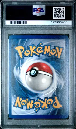 1999 POKEMON FOSSIL #7 HITMONLEE-HOLO PSA 8 - Image 2