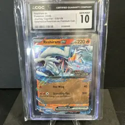 CGC 10 Gem Mint Reshiram Ex 030/159 JOURNEY TOGETHER STAMPED PROMO Pokemon Card - Image 1