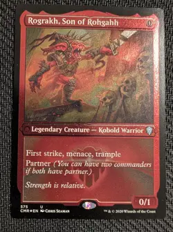 NM - Foil - Rograkh, Son of Rohgahh (Foil Etched) - 575 - Commander Legends - Image 1