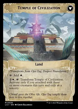 Ojer Taq, Deepest Foundation [LCI - 26] - LP [Foil] TCG MTG - Image 2