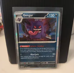 Pokemon Gengar POR 050/088 Rare Holo Mind Jack 130HP 2026 - Image 1