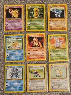 Pokemon TCG Base Set 1999 Complete Common & Uncommon 70 Total Cards - LP/EX - Image 3