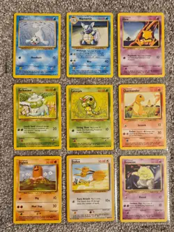 Pokemon TCG Base Set 1999 Complete Common & Uncommon 70 Total Cards - LP/EX - Image 5