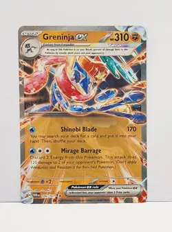 Pokemon TCG Greninja EX 106/167 SV06: Twilight Masquerade - Image 1