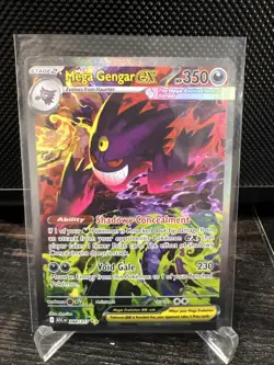 Pokemon TCG Mega Gengar Ex 284/217 Special Illustration Rare Ascended Heroes NM - Image 1