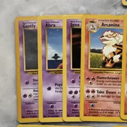 WOTC Pokemon TCG Base Set Unlimited Lot Energy Trainer Abra Charmander￼ - Image 3