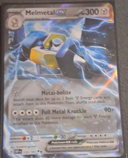 Pokemon TCG Melmetal ex 104 SV Scarlet & Violet Promo Holo Stage 1 HP 300 - Image 1
