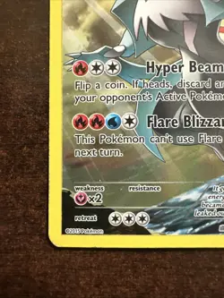 White Kyurem XY81 Pokemon TCG XY Promo MINOR DMG - Image 5