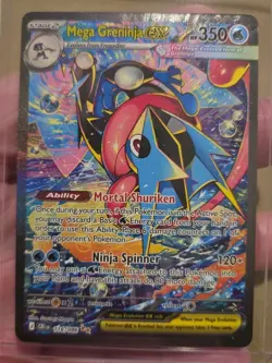 Pokemon TCG Mega Greninja EX 116/86 Chaos Rising SIR Full Art Holo - Image 1