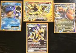 Nintendo Pokemon TCG Ultra Rare Holo Lot 4: Blastoise EX, Necrozma GX - Image 1