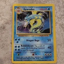 Pokemon Gyarados Holo Rare Base Set 6/102 Wizards 1999 Mitsuhiro Arita - Image 1