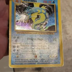 Pokemon Gyarados Holo Rare Base Set 6/102 Wizards 1999 Mitsuhiro Arita - Image 4