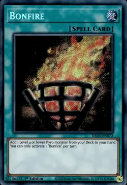 Bonfire - Secret Rare 1st Edition RA03-EN073 - NM - YuGiOh - Image 1