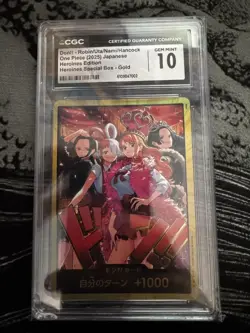 2025 ONE PIECE JAPANESE – ONE PIECE HEROINES SPECIAL SET DON!! GOLD – CGC 10💎 - Image 1
