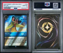 2025 Disney Lorcana Fabled EN 9 - Mulan Considerate Diplomat #142 Holo PSA 10 - Image 3
