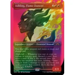 FOIL ASHLING, FLAME DANCER (BORDERLESS) Modern Horizons 3 Magic MTG MINT CARD - Image 1