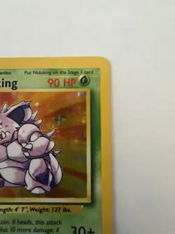 Nidoking 11/102 Base Set HOLO Pokemon Card ⭐ WOTC 1999 Unlimited LP/NM - Image 5