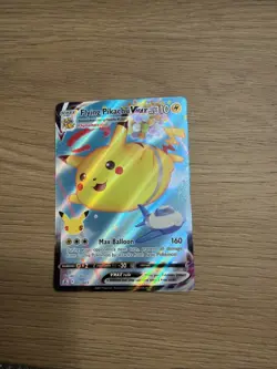 Pokemon TCG Flying Pikachu VMAX Holo Ultra Rare Card Celebrations 007/025 - Image 1