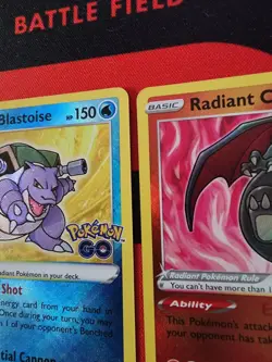 Pokemon Go Lot of 3 Radiant's - Venusaur, Charizard, Blastoise Stamped Holo's - Image 3