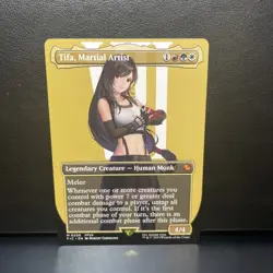 Tifa Martial Artist Commander: Final Fantasy Mythic 0206 FIC Borderless NM Magic - Image 1