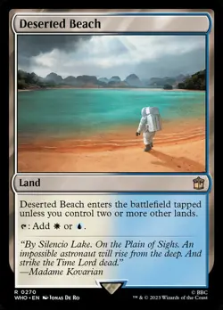 MTG - Deserted Beach (270) - Universes Beyond: Doctor Who - Near Mint - Image 1