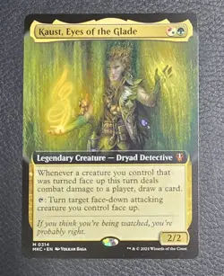 Kaust, Eyes of the Glade Extended Art Commander: Murders at Karlov Manor MTG - Image 1