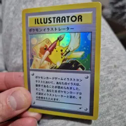 Pokemon Jap Illustrator Pikachu & Blastoise1996 Style Holo Card Promo - Set of 2 - Image 3