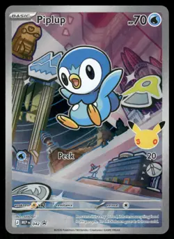 Pokemon Cards Piplup 042 Mega Evolution Promo NM *1 - Image 1