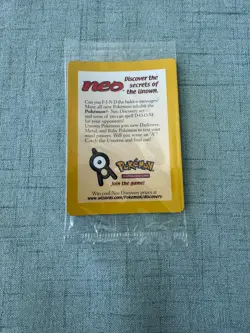 Pokemon Entei Reverse Holo Movie Promo #34 WOTC Black Star Neo Discovery Sealed - Image 1