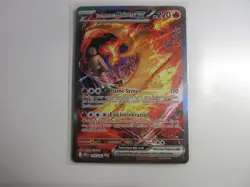 Rocket's Moltres EX Special Illustration Rare Destined Rivals Pokemon Card LP - Image 1